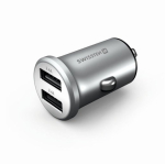 Swissten Metal Premium auto laadija 2 x USB / 4.8A H&otilde;bedane