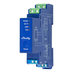 Shelly Pro Dimmer 0/1-10V PM valgustuskontroller, WiFi/Bluetooth