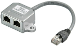Goobay CAT5 RJ45 Y-Adapter 1 to 2
