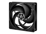 ARCTIC P12 Silent ventilaator, 1-t&uuml;kine, must, 120 mm