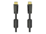 Hama HDMI isastele HDMI isastele kaabel, 10 m, 4096 x 2160, 24 Hz, must