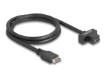 DeLOCK USB kaabel 70cm must