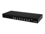 StarTech.com 8-Port USB KVM Switch with OSD - TAA Compliant - 1U Rack Mountable VGA KVM Switch (SV831DUSBU)