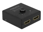 DeLock HDMI 2-1 bidirektsionaalne 4K 60 Hz kompaktne Video/heli l&uuml;liti