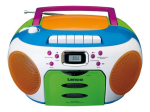 Lenco SCD-971 Boombox sinine roheline oranž lilla valge