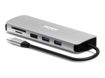PORT DESIGNS Dokkimis Type C 9 In 1 - 1 X 4K HDMI - Pd 85W - Jaem&uuml;&uuml;k Btoc Ainult PORT CONNECT