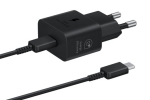 Samsung EP-T2510X Reisi laadija 25W koos USB-C USB-C Kaabliga 1m