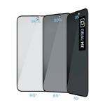 OBAL:ME Privacy 5D klaaskile Apple iPhone 15 Pro jaoks / must