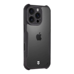 Taktikaline Quantum Stealth kaitseklaas Apple iPhone 16 Pro jaoks / selge/must