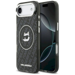 Etui Karl Lagerfeld IML Choupette Head Logo MagSafe do iPhone Air czarny