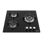 ISEASY MGBG-603S2R 3-k&uuml;ljeline gaasipliit