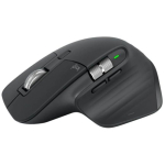 Logitech MX Master 3S Optiline juhtmeta hiir (Bluetoothi v&auml;ljaanne) must