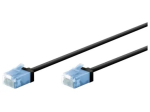 Goobay CAT 6a U/FTP CU &Uuml;lipaindlik kaabel 5m Must