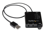 StarTech.com USB Sound Card with SPDIF Digital Audio & Stereo Mic - External Sound Card for Laptop or PC - SPDIF Output (ICUSBAUDIO2D) USB 2.0 Exte...