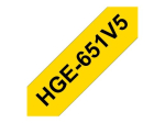 Brother HGE-651V5 Lamineeritud lind (2.4cm x 8m) 5tk