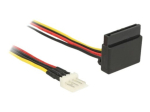 Delock Power Supply Adapter 30cm Black Red Yellow