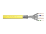 DIGITUS Professional CAT 8.2 varjestatud kaabel fooliumi ja vasekattega (SFTP 500m massikaabel kollane RAL 1016