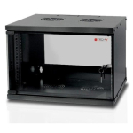 Techly Wall Rack Cabinet 19 6U D320 Black Assembled I-CASE EL-1006B32