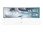 Arozzi Nova 49 " VA 32:9 165 Hz 4 ms 5120 x 1440 pixels 350 cd/m&sup2; HDMI ports quantity 2 White