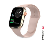 Swissten Silikoon rihma Apple Watch 1/2/3/4/5/6/SE / 42 mm / 44 mm / Roosa