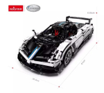 Rastar Pagani Huayra M&auml;nguauto Konstruktor 2934tk 1:8