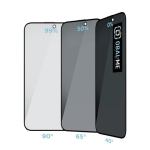 OBAL:ME Privacy 5D klaaskile Apple iPhone 15 Pro Max jaoks / must