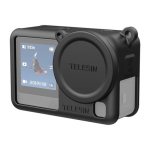 Telesin silikoonkaitsekaitse DJI Osmo Action 6 jaoks (must)