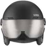 Ski helmet UVEX Wanted Visor pro V black matte, size 54&ndash;61 cm