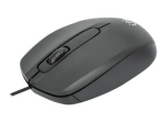 Manhattan Comfort II juhtmega hiir, must, 1000dpi, USB-A, optiline, kahek&auml;eline, kaasaskantav/kompakt, kolme nuppu kerimise ratasega, kolmeaastane