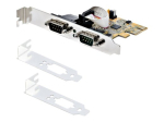 StarTech.com 2-porti PCI Express seriaalkaart, kahekohaline PCIe to RS232 (DB9) seriaalne liideskaart, 16C1050 UART, tavaline v&otilde;i madal profiil