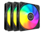 Cooler Master MasterFan MF120 Lite ARGB Korpusventilaator 3-komplekt Must Must 120 mm