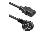 Qoltec Power IEC 60320 C13 Power CEE 7/7 Must Kaabel