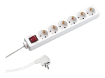 Bachmann SELLY 6-Plug Extension Cord Valge 1.5m