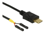 Delock USB Type-C Kaabel 50cm Must