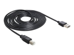 Delock Lihtne USB-kaabel 5m Must