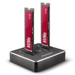 AXAGON USB-C 3.2 Gen2 - 2x NVMe CLONE DUAL SSD Dock Station ADSA-M2C