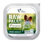 VETEXPERT Raw Paleo P&acirc;te Mini Adult Duck wet dog food - 150g