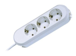 Bachmann SMART 3-pin pistikupesade riba 16A valge 1.5m
