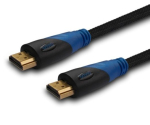 Savio CL-48 2 m HDMI Type A (Standard) Must, sinine kaabel