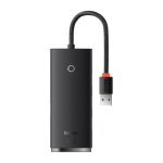 Baseus WKQX030001 USB 3.2 Gen 1 (3.1 Gen 1) Type-A 5000 Mbit/s Interface Hub Black