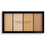Revolution Re-Loaded Highlighter Palette - Brightener palette 20 g Lustre Lights Warm
