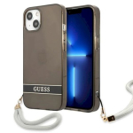 Guess GUHCP13SHTSGSK L&auml;bipaistva rihmaga k&otilde;va &uuml;mbris iPhone 13 mini 5,4" / must