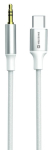 Swissten audioadapter tekstiiliga USB-C - 3.5mm pesa kaabel 1.5m