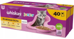 WHISKAS Junior Poultry geelist &ndash; niisu katusetoid - 40 x 85g