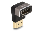 Delock HDMI adapter koos Ethernetiga must hall