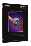 Epson Fine Art Velvet Paper A3 plus (329 x 423 mm) 20 sheets