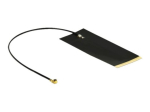 DeLOCK LPWAN Antenna MHF I plug -2.63 dBi 1.13 15 cm FPC internal self adhesive Antenna Black