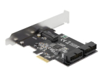 DeLock PCI Express kaart 2 x sisemisele USB 3.0 pinnapealisele &uuml;hendusele USB adapter PCI Express 2.0 x1 5Gbps