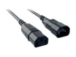 Bachmann Power IEC 60320 C14 kuni IEC 60320 C13 must toitekaabel