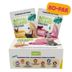 ANIMAL ISLAND Chicken/Beef Fillets in Broth Wet Cat Food - 80x85g